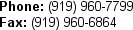 BIT voice & fax numbers